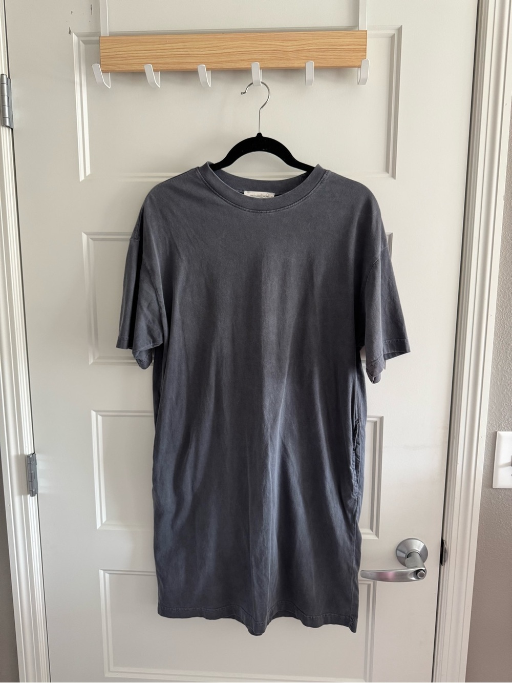 Grey t-shirt dress